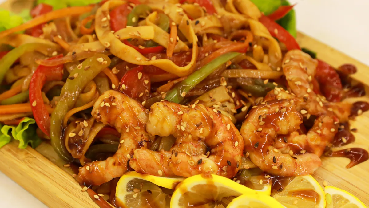 Noodles with Shrimp