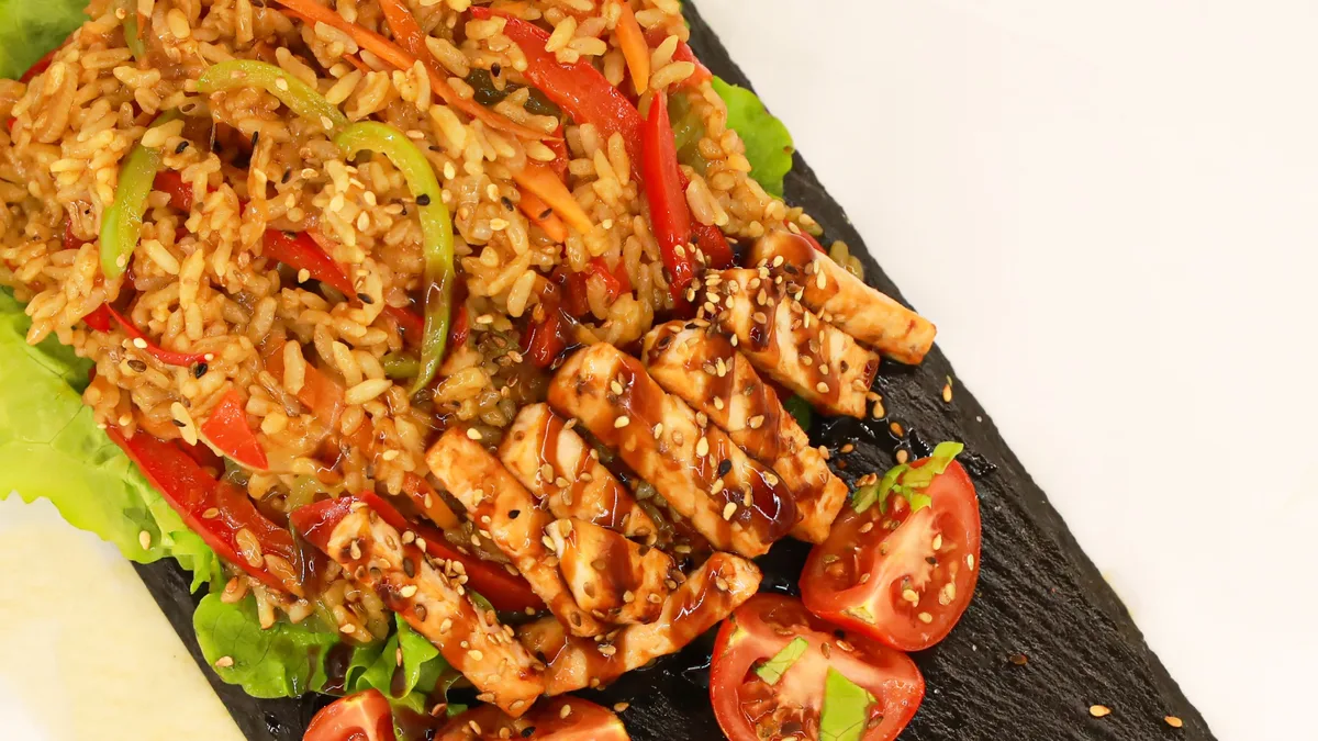 Rice with Salmon