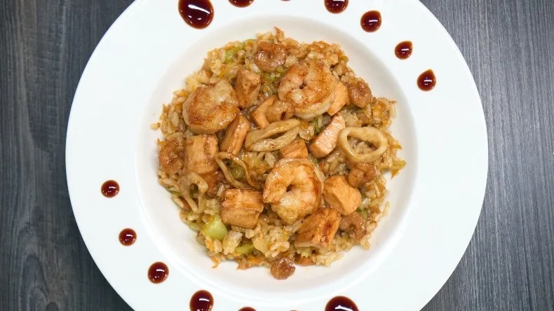 Rice with Seafood (350g.)