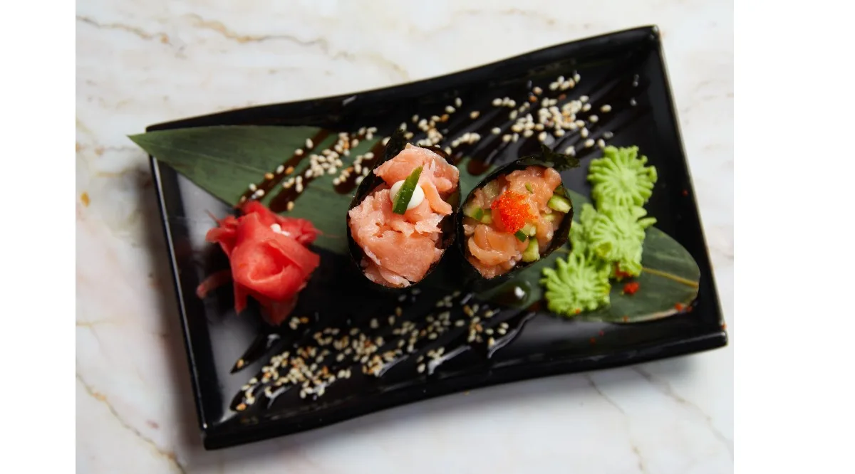 Smoked Salmon Gunkan