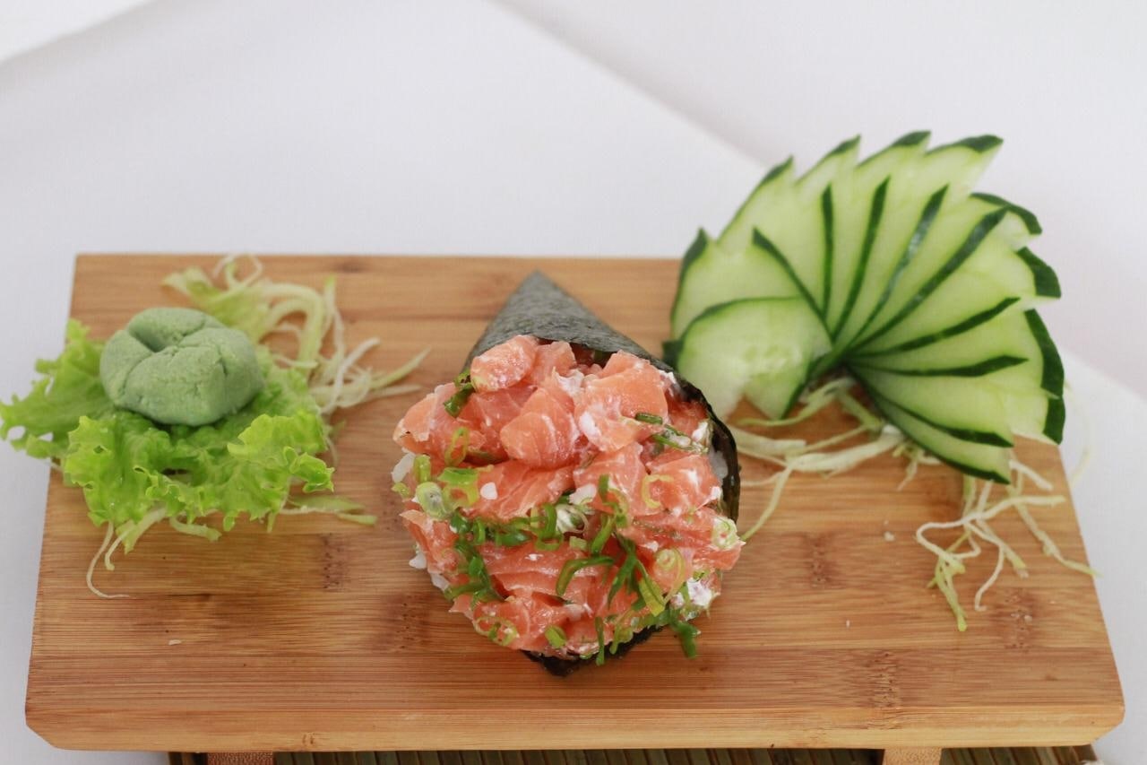 Temaki Salmão, Cream Cheese e Cebolinha - 150g