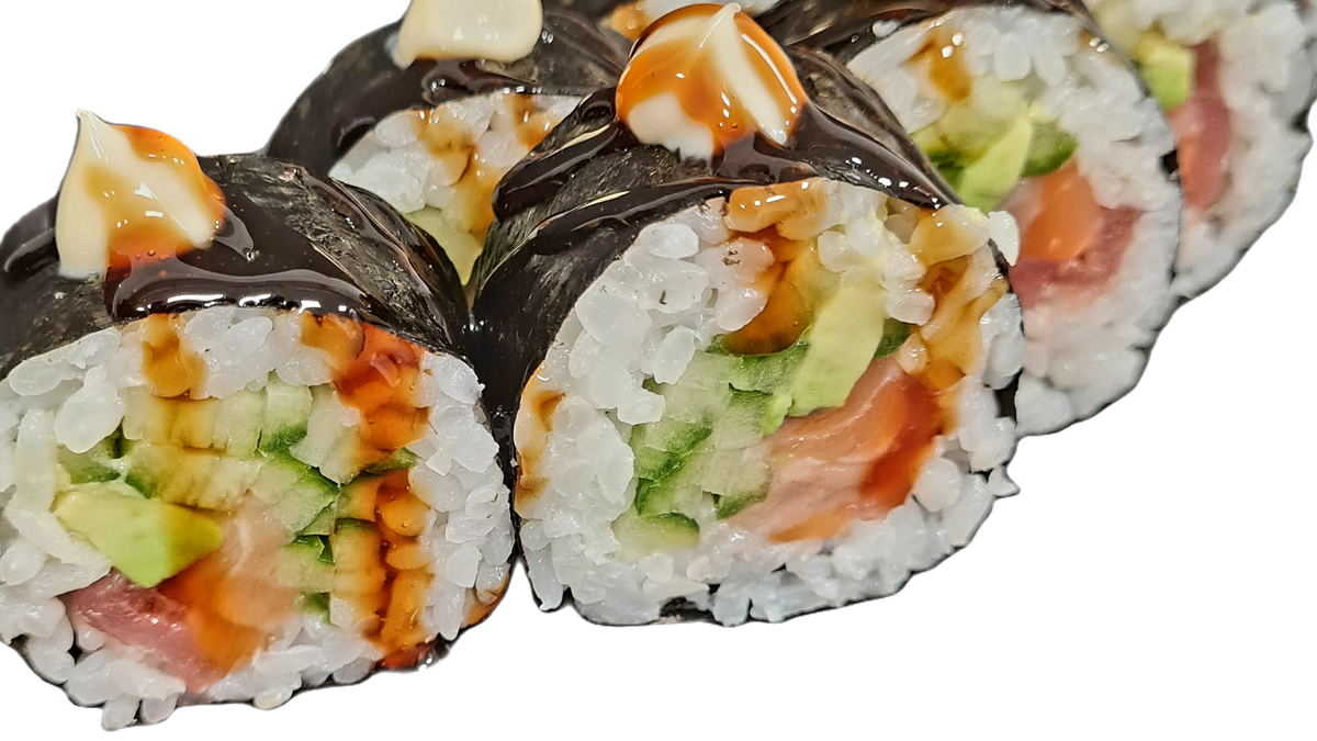 Futomaki s lososom aj tuniakom