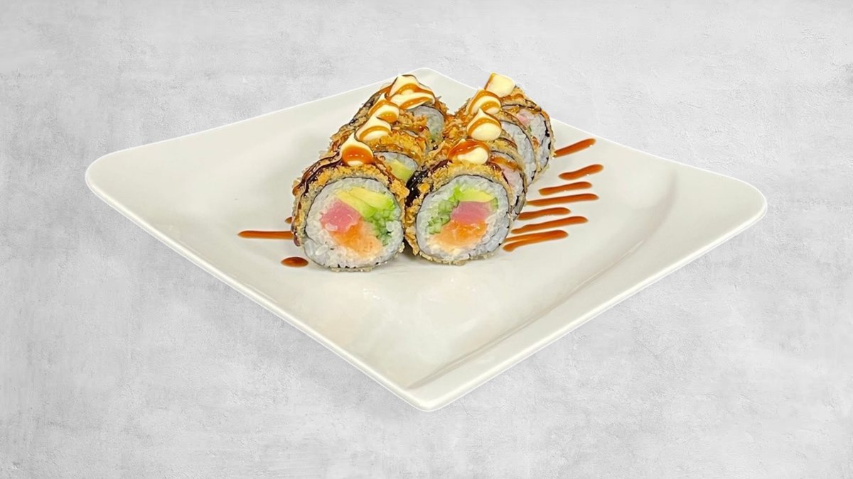 Tempura s lososom a tuniakom