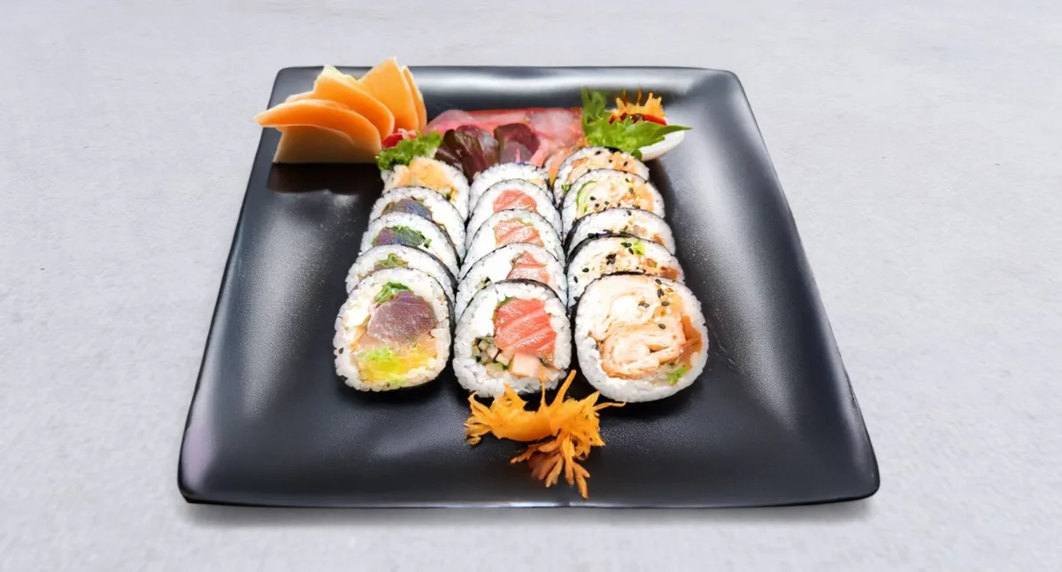 2 za 1 futomaki fish set