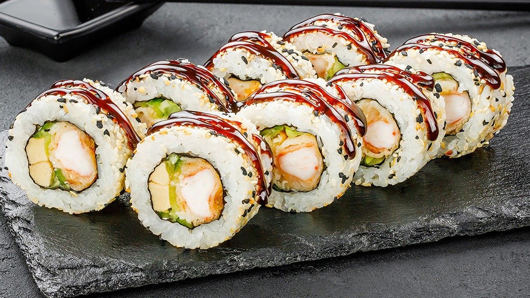 California Garnéla Tempura Szezám(8 db)