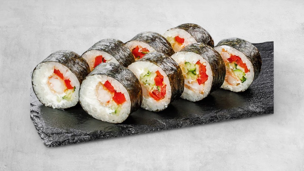 Futomaki Garnela Tempura (8db)