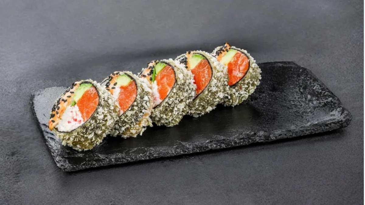 Tempura roll Lazac (5 db)