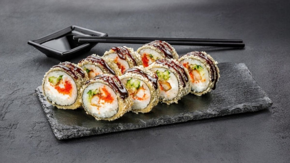 Tempura roll Unagi (8 db)
