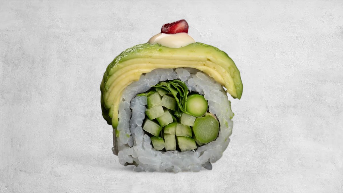62. Veggie DeLuxe Green Roll