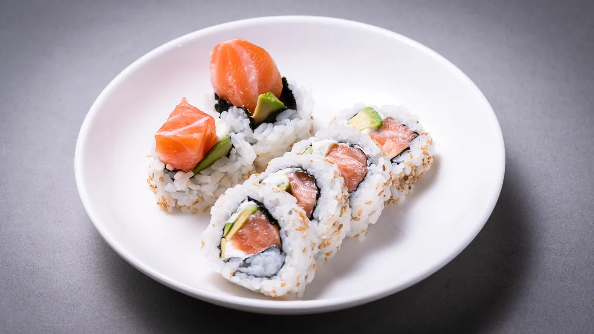 Salmon Avocado Inside Out