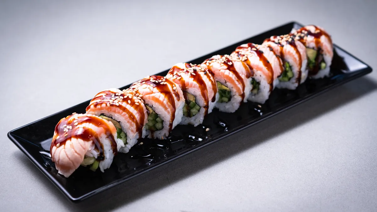 Salmon Teriyaki Roll