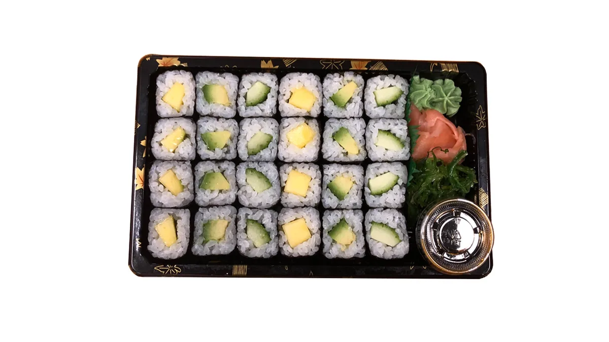 561. Set 24ks: avokádo maki, okurky maki, mango maki
