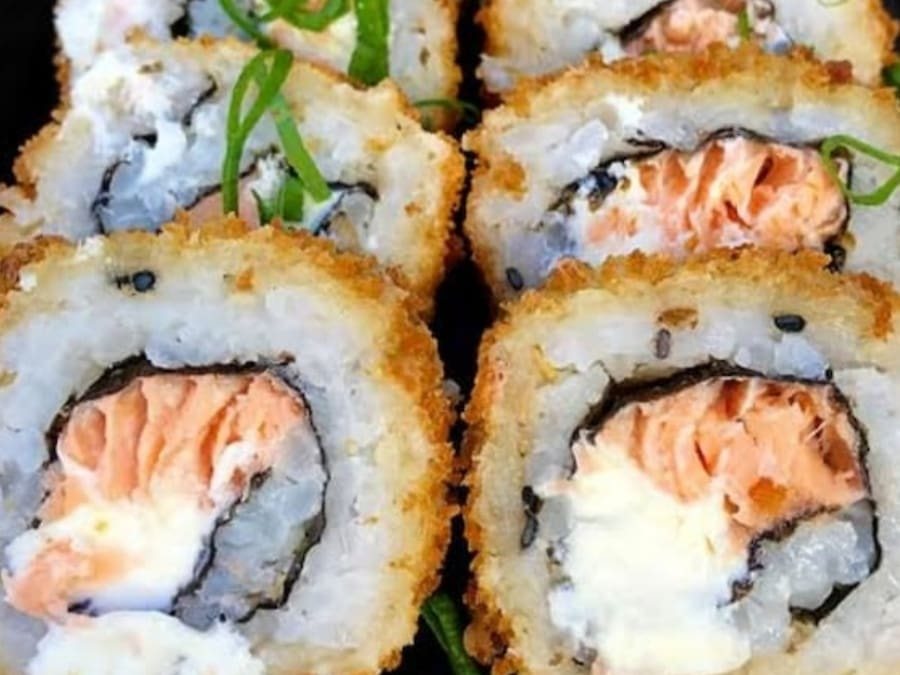 Uramaki Salmão Hot 12 Unidades