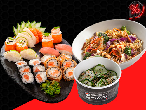 Blacknosso: Combinado 24 Peças + 1/2 Yakisoba Legumes 200g