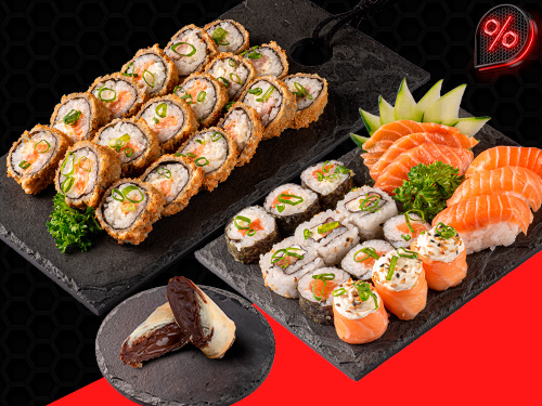 Blacktudo: Box Salmão + Box Crocante