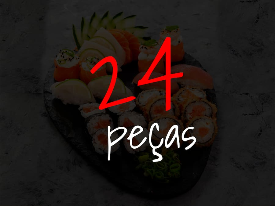 Combinado 1: 24 Peças