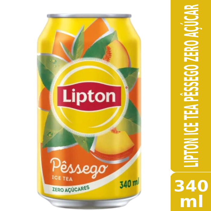 Lipton Ice Tea Pêssego Zero 340ml