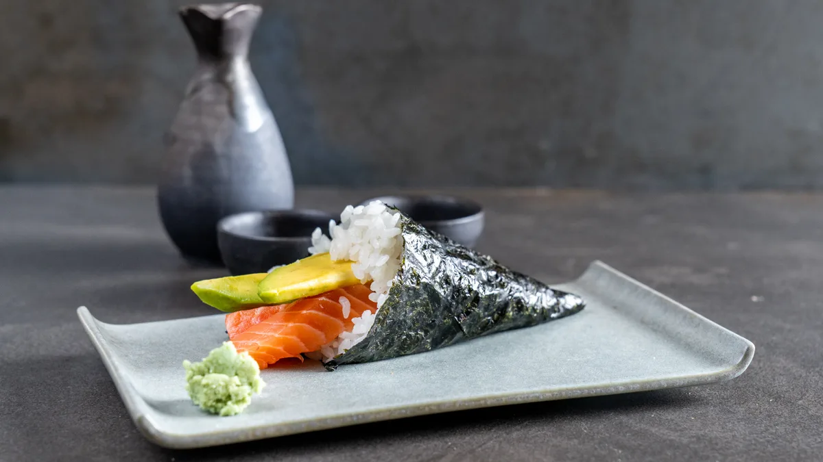 Salmon Avocado Cone