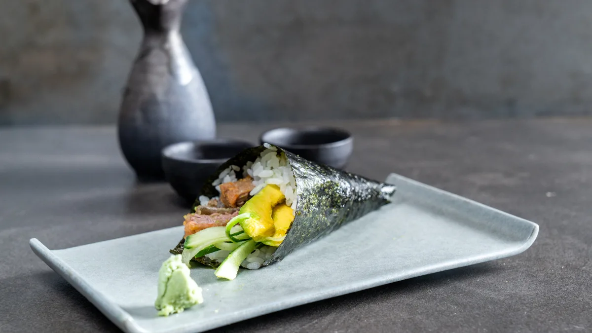 Salmon Skin Cone