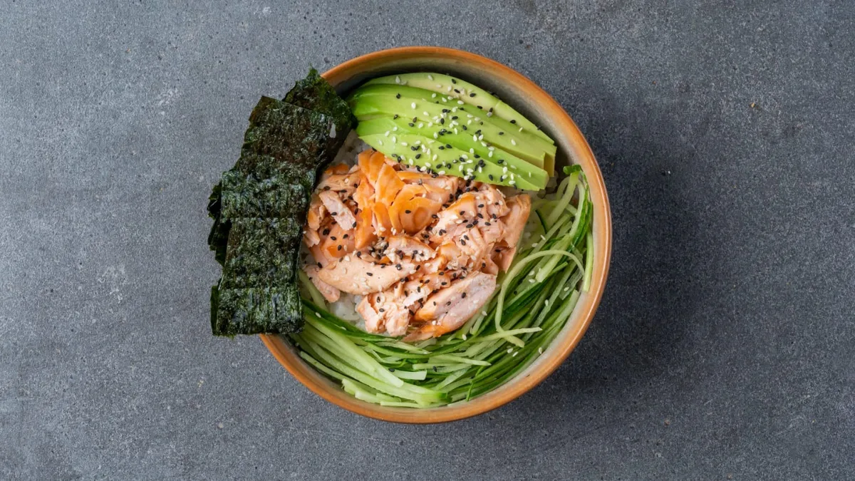 Teriyaki Salmon Chirashi