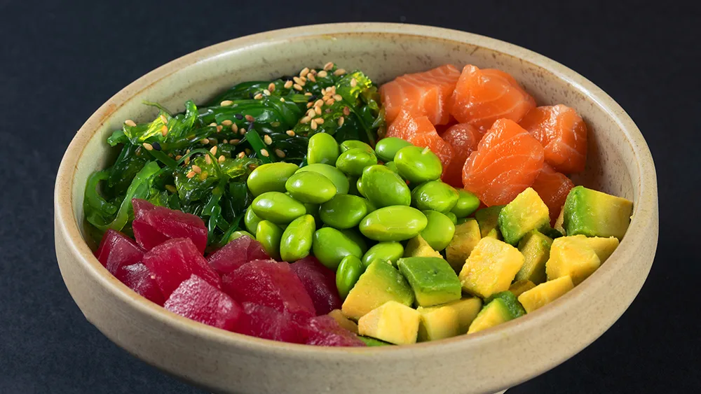 Tuna and Salmon Poke Bowl