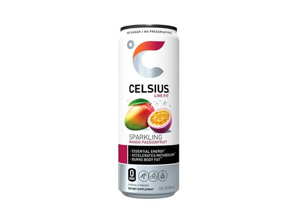 Celsius Sparkling Mango Passionfruit - 12oz Can