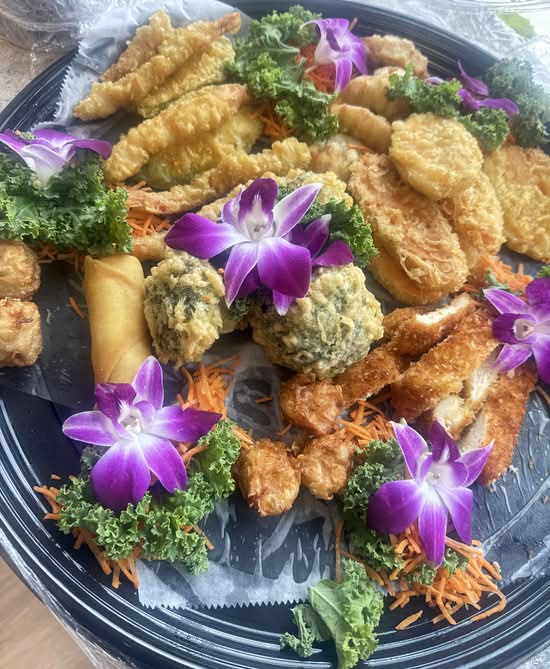 YUMMY TEMPURA APPETIZER PLATTER