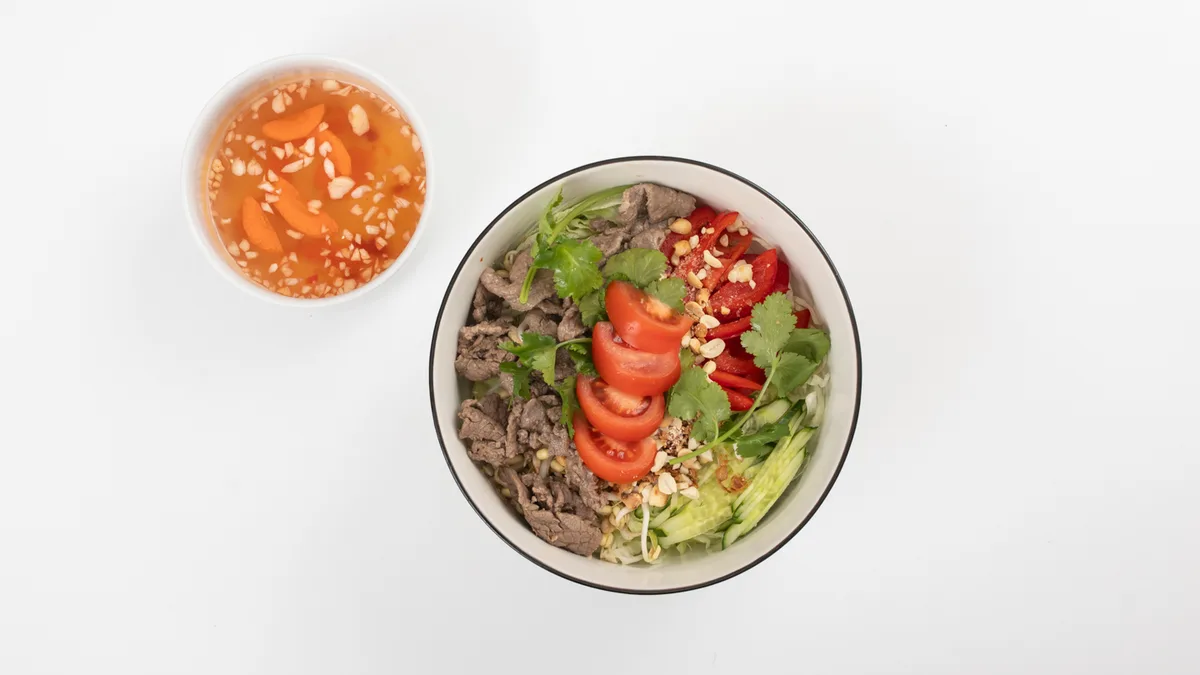 42. Bún Ba chỉ Chiên