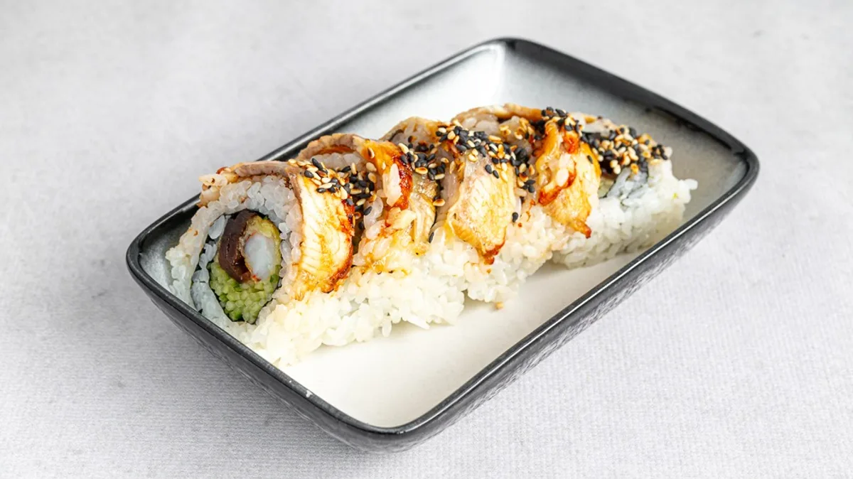 Dragon unagi uramaki