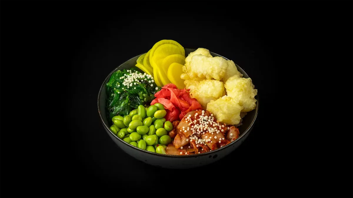 Hirame ten bowl