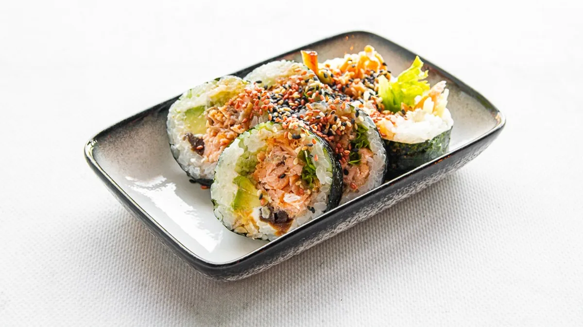 Sake yaki futomaki