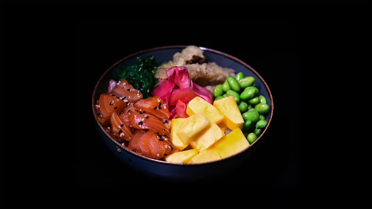 Salmon bowl