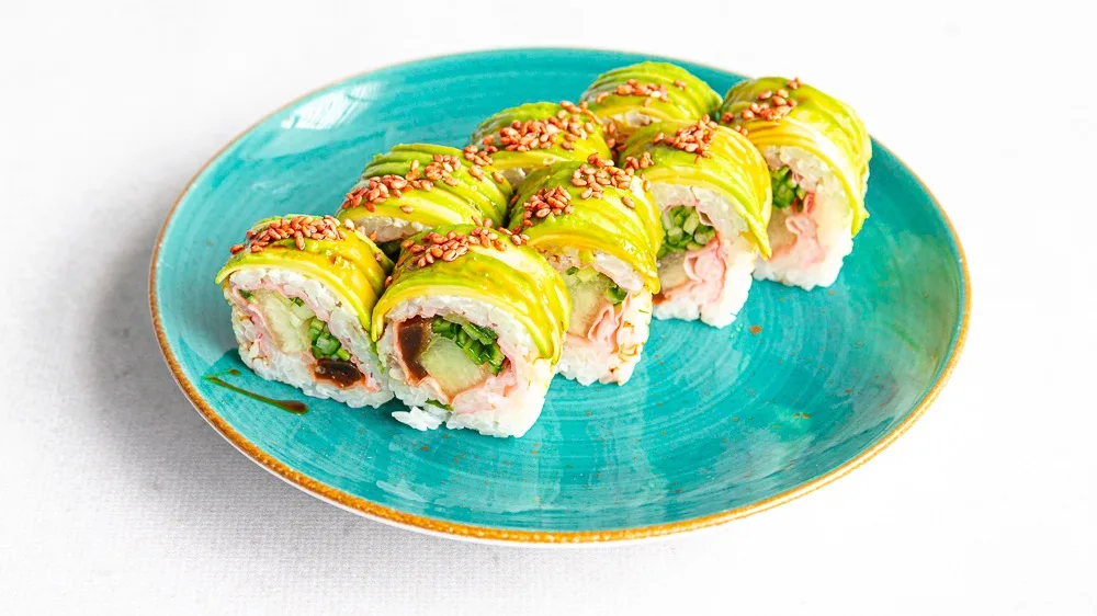Sweet awokado uramaki