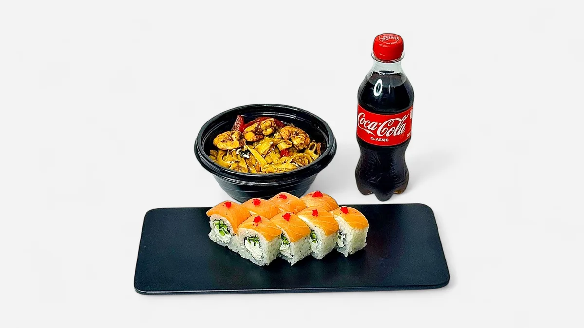 Combo noodle Krevetli+Filadelfiya