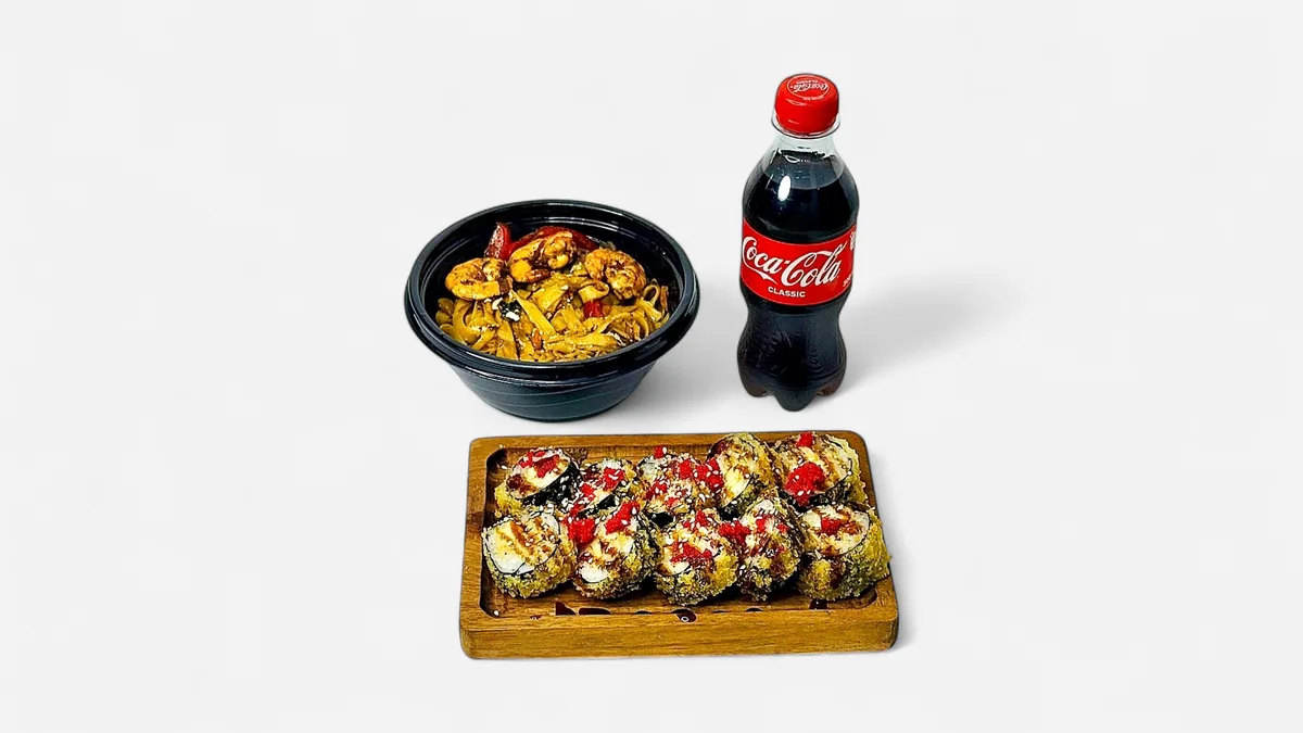 Combo noodle Krevetli+Hot Cesar