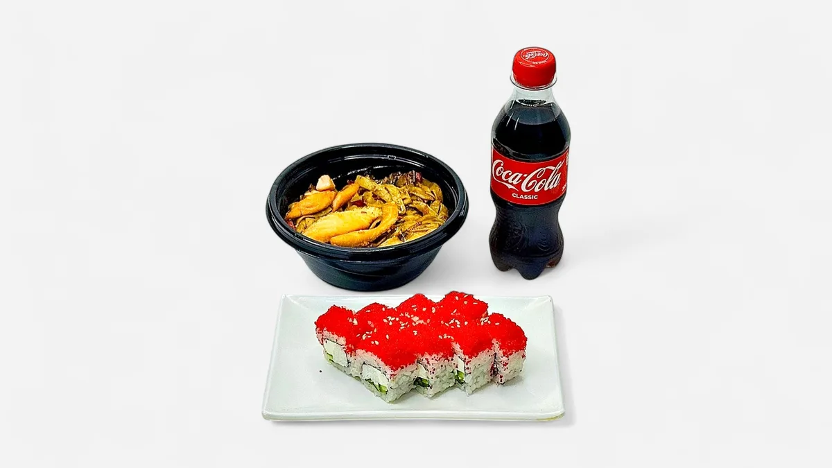 Combo noodle Salmon+Kaliforniya