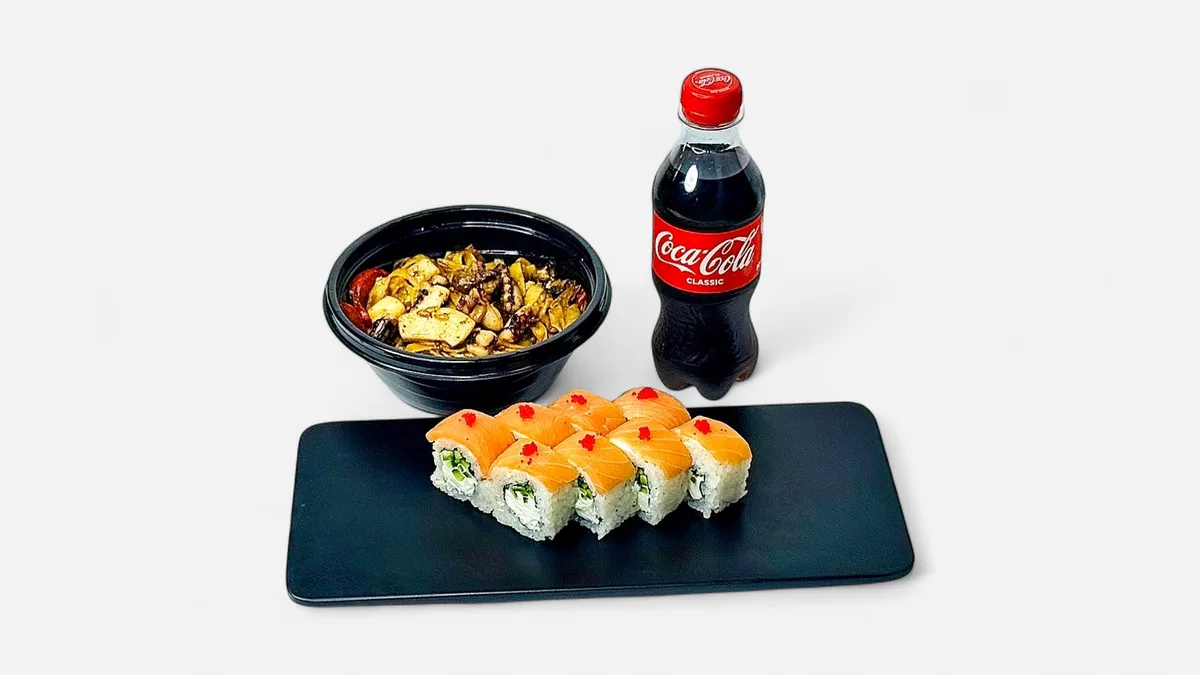 Combo noodle Seafood+Filadelfiya