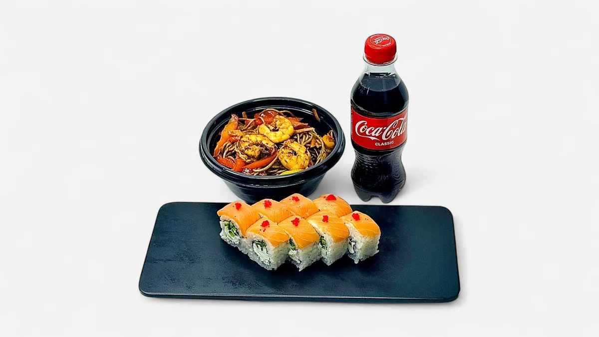 Combo Soba Krevetli noodle+Filadelfiya