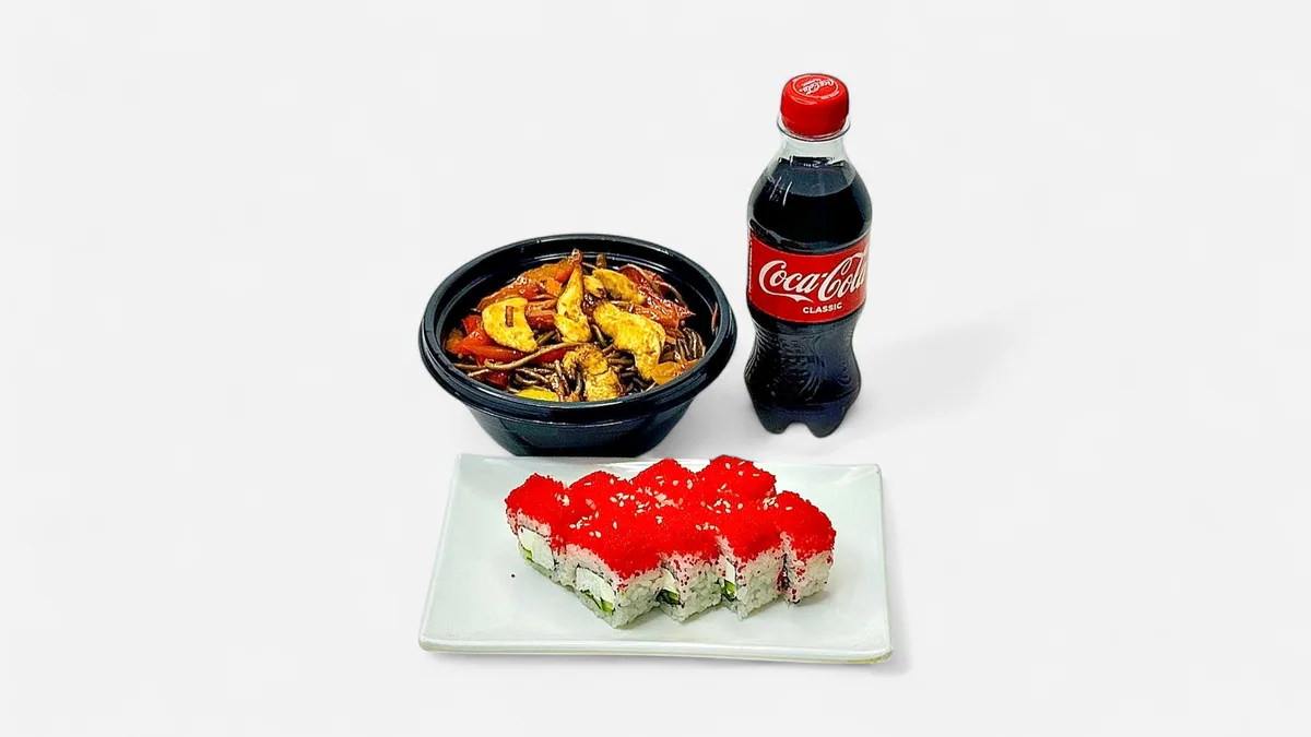 Combo Soba Toyuqlu noodle+Kaliforniya