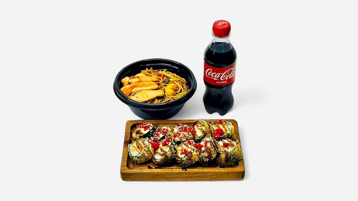 Combo Yumurtalı Balıglı noodle+Hot Cesar