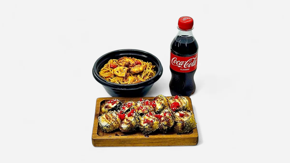 Combo Yumurtalı Krevetli noodle+Hot Cesar