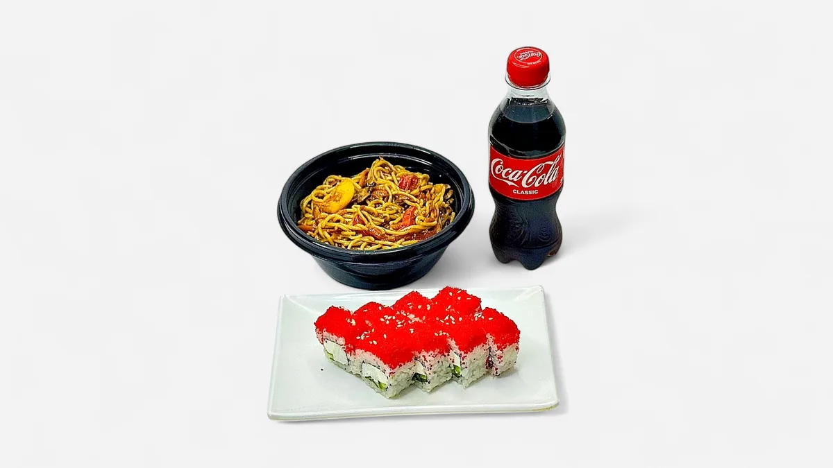 Combo Yumurtalı Terevezli noodle+Kaliforniya