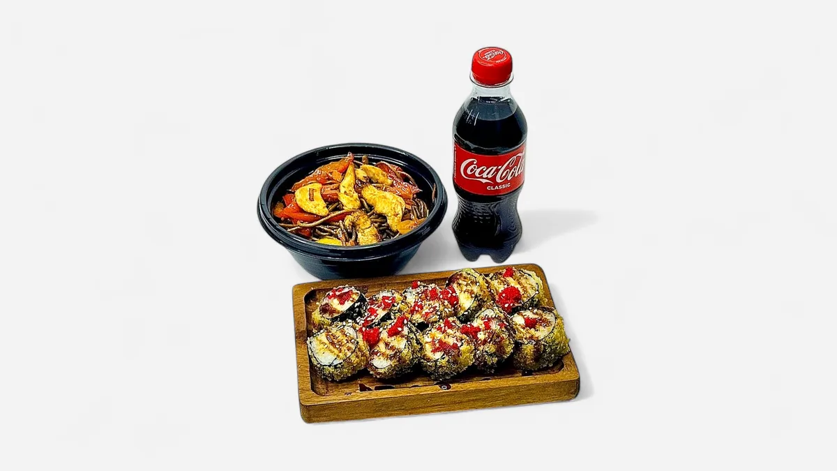 Combo Yumurtalı Toyuqlu noodle+Hot Cesar
