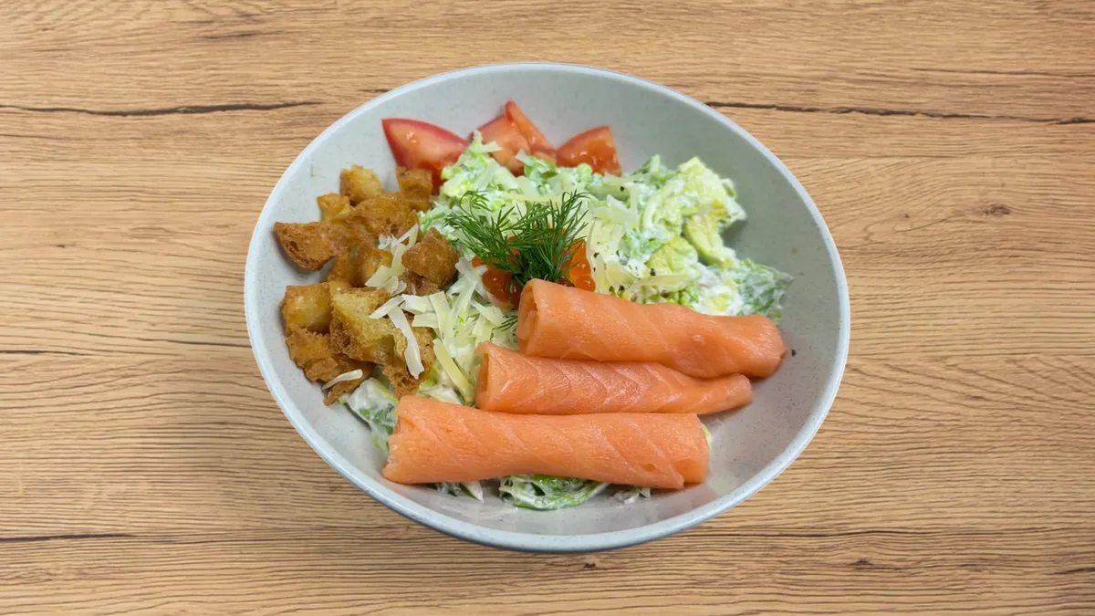 Salmon Cesar Salad