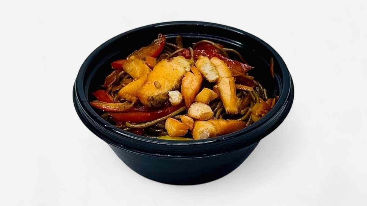 Soba noodle Salmon