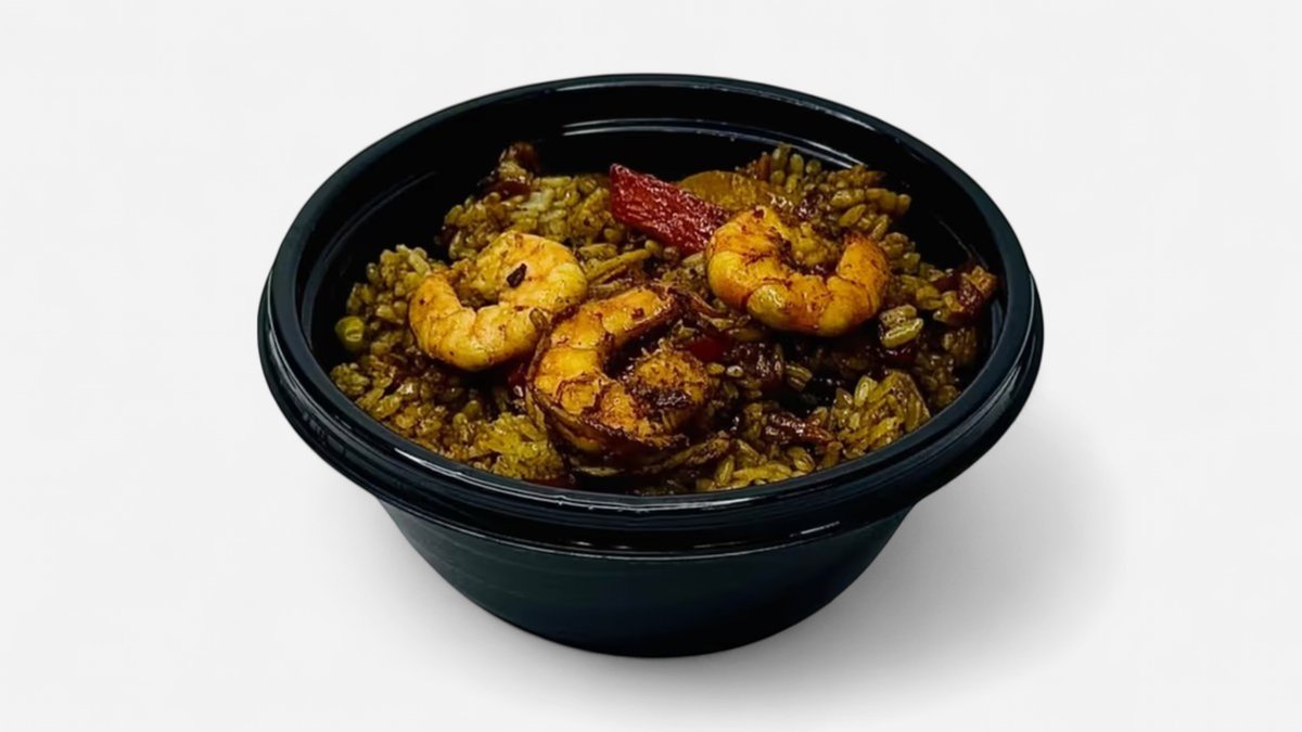 Wok Düyü Krevetli