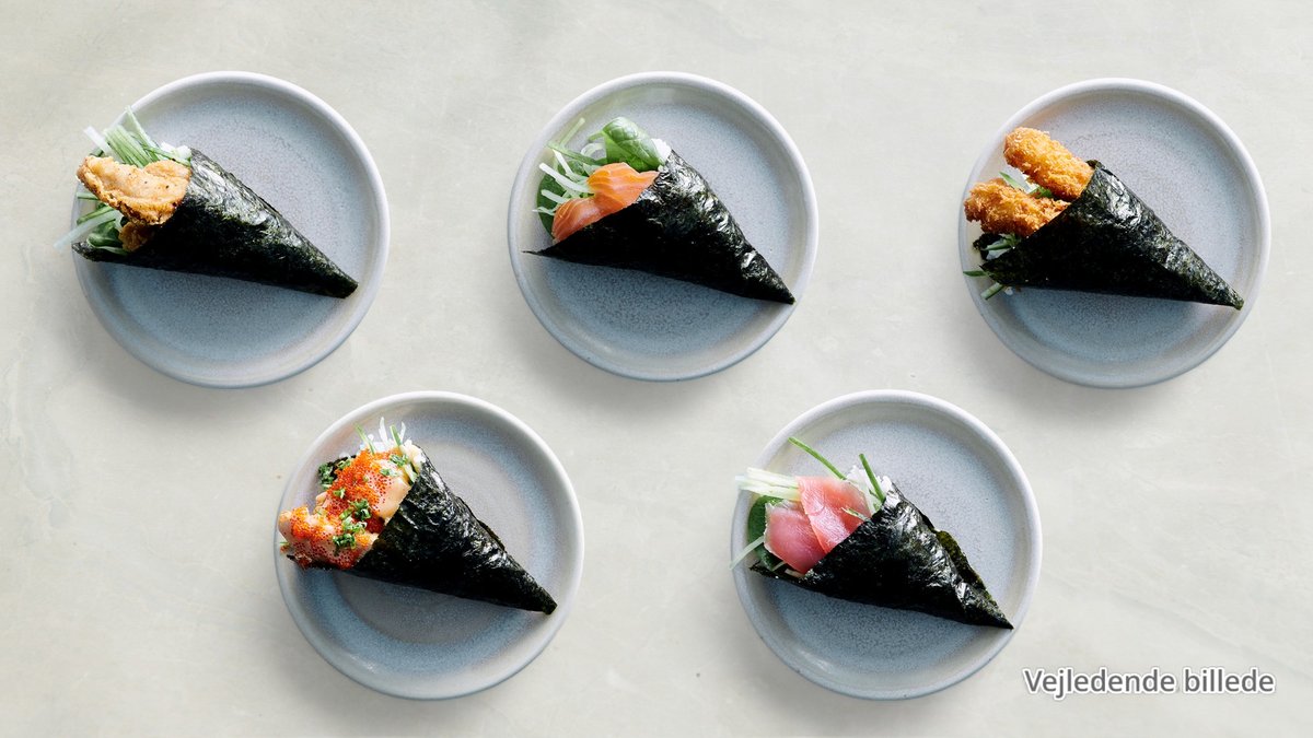 Crispy ebi handroll