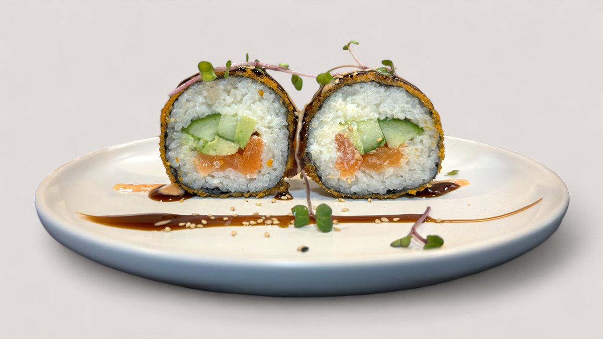 Crunchy Sake Roll