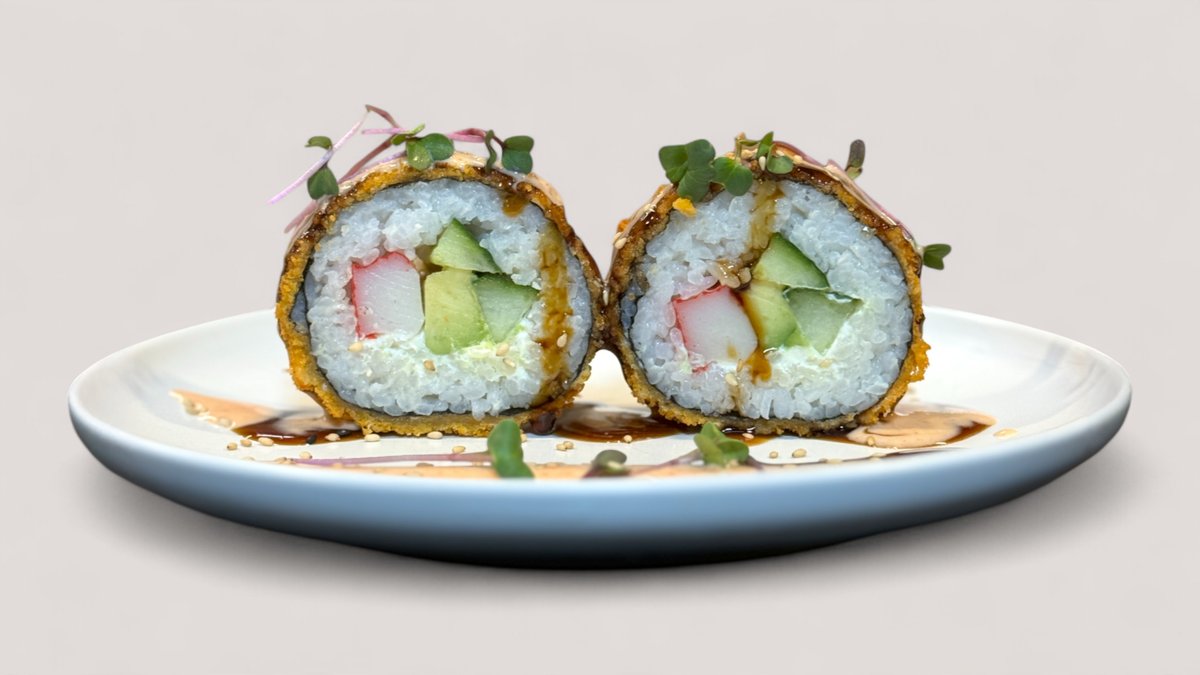Crunchy Smoked Salmon Roll