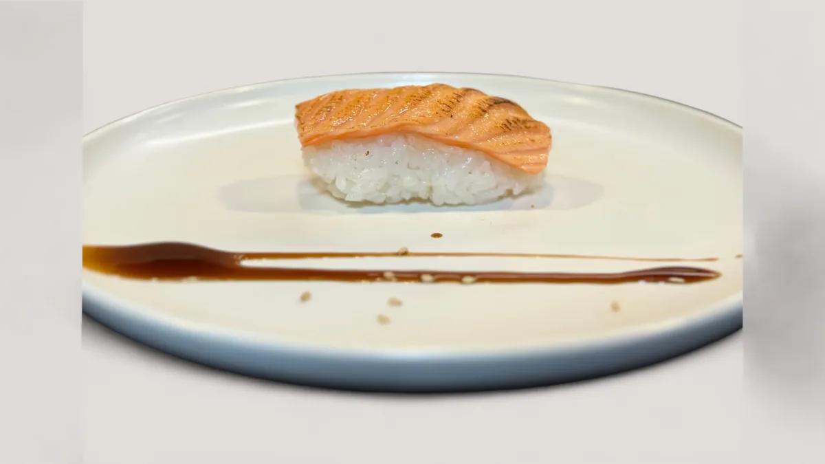 Flamed Sake Nigiri